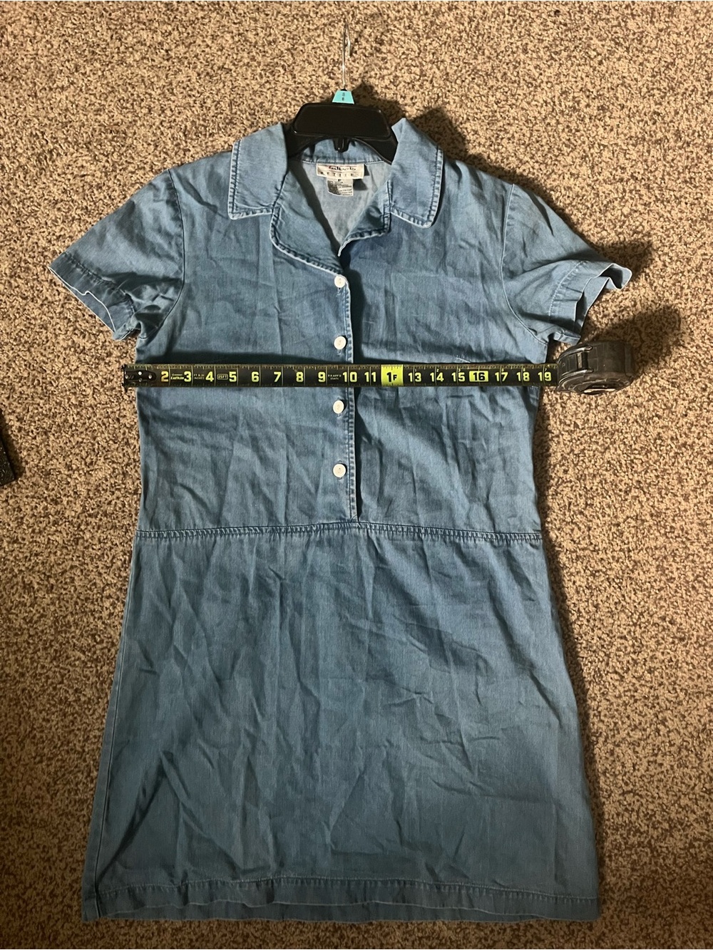 Talbots Light Blue Denim Mini Dress - Picture 8 of 10